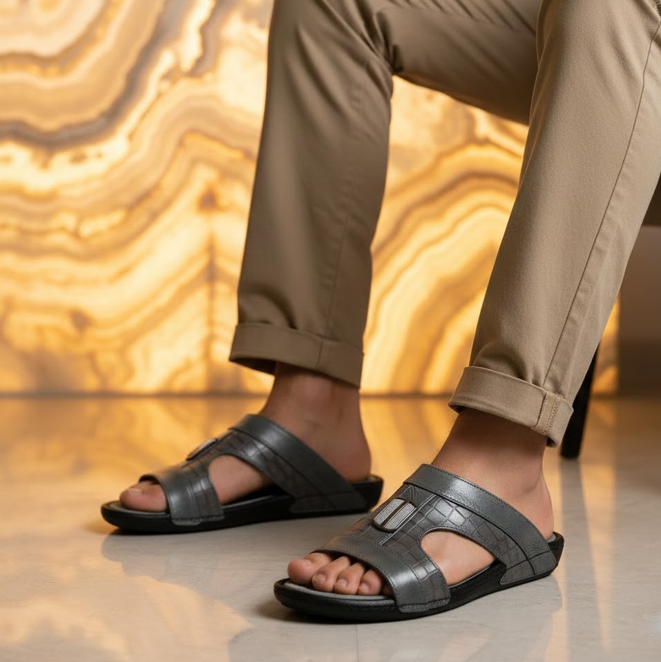 خرید آنلاین صندل مردانه پاپوک مدل 102 کد 13